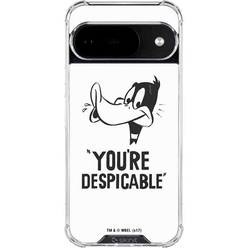Looney Tunes Daffy Duck Youre Despicable Google Pixel 10 Clear Case
